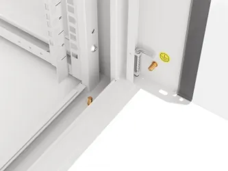 Szafa instalacyjna RACK wisząca 19&#039;&#039; 15U 570x450 drzwi szklane Lanberg  - szara