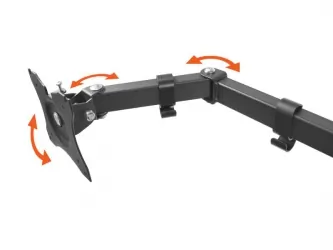 Uchwyt biurkowy obrotowy na 2 monitory LCD 10&quot;-29&quot; 