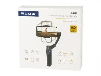 Gimbal stabilizator do telefonu smartfona oraz Gopro - Blow BG501 składany