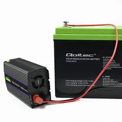 Przetwornica napięcia Qoltec Monolith 600 MS Wave 12V/230V 300W/600W USB