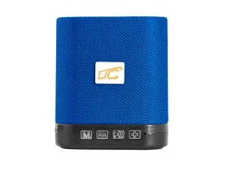 Głośnik Bluetooth LTC KOSTKA  z radiem FM AUX microSD - niebieski
