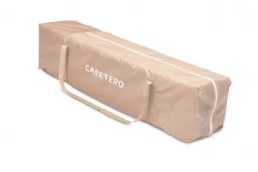 Kojec łóżeczko Caretero QUADRA + torba - czerwone