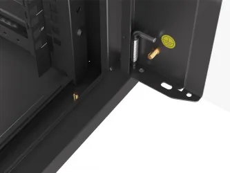 Szafa instalacyjna RACK V2 wisząca 19'' 4U 570x600 drzwi szklane Lanberg  - czarna