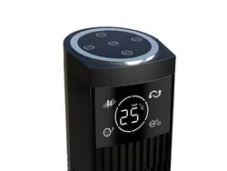 Wentylator kolumnowy podłogowy XXL 121cm z jonizacją 90W - kolor czarny