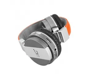 Słuchawki bezprzewodowe bluetooth LTC MIZZO mikrofon FM SD AUX - brązowe skórzane