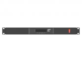 Panel wentylacyjny LCD poziomy LANBERG 1U z termostatem do szafy RACK 19&quot; 4 wentylatory 230V czarny