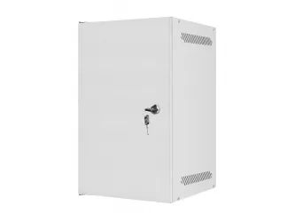 Szafa instalacyjna RACK wisząca 10'' 9U 280x310 drzwi metalowe Lanberg - szara