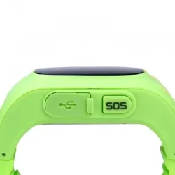 Zestaw dla dzieci zegarek smartwatch ART zielony + słuchawki nauszne Setty Wolfy