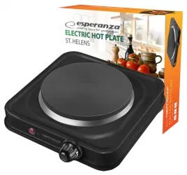 Kuchenka elektryczna jednopalnikowa Esperanza ST. HELENS - czarna