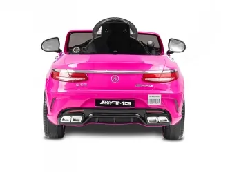 Samochód auto na akumulator Caretero Toyz Mercedes-Benz S63 AMG akumulatorowiec + pilot zdalnego sterowania - różowy