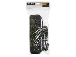 Listwa przedłużacz sieciowy BLOW 5 gniazd   4x USB   1x USC-C 3m - czarny