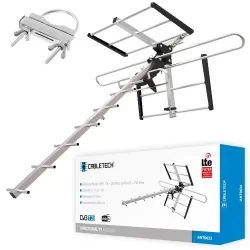 Antena kierunkowa zewnętrzna Cabletech do cyfrowej TV naziemnej HD DVB-T Filtr LTE