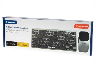 Zestaw bezprzewodowy radiowy 2,4GHz klawiatura + mysz BLOW KM-6