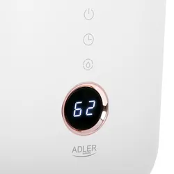 Ultradźwiękowy nawilżacz powietrza LED Adler AD 7972 - biały