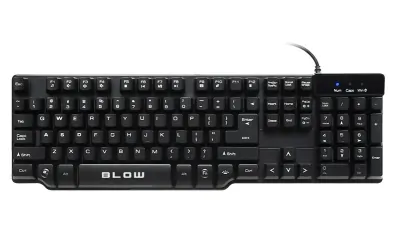 Klawiatura Gamingowa podświetlana LED BLOW Adrenaline CERBERUS + podświetlana mata + słuchawki BLOW CERBERUS