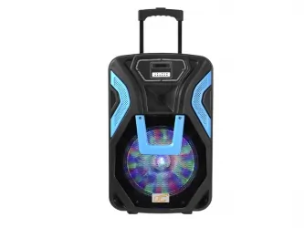 Podświetlany głośnik kolumna Bluetooth LTC Power Audio ACTIV ROCK PA200 SD USB FM REC MIC + pilot + 2 mikrofony