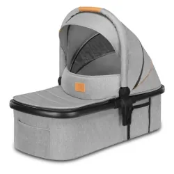 Wózek wielofunkcyjny LIONELO AMBER 2 w 1 spacerówka + gondola + torba + akcesoria - szary