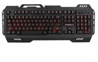 Aluminiowa klawiatura dla graczy Rebeltec DEFENDER LED color 