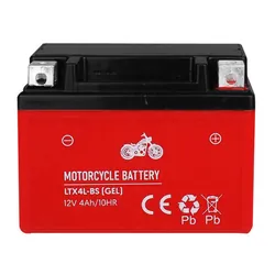 Bezobsługowy akumulator motocyklowy LTC do motocykli 12V 4Ah