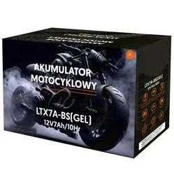 Bezobsługowy akumulator motocyklowy LTC do motocykli 12V 7Ah