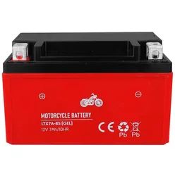 Bezobsługowy akumulator motocyklowy LTC do motocykli 12V 7Ah
