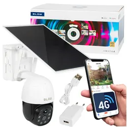Bezprzewodowa kamera IP obrotowa 4G LTE BLOW PTZ 2MP H-392   panel solarny