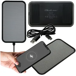 Bezprzewodowa ładowarka indukcyjna Qoltec Qualcomm QuickCharge 3.0 10W