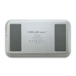 Bezprzewodowa ładowarka indukcyjna Qoltec Qualcomm QuickCharge 3.0 10W - srebrny