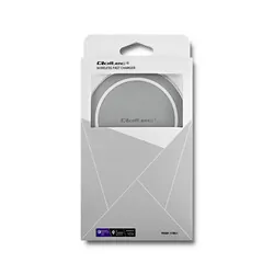 Bezprzewodowa ładowarka indukcyjna Qoltec RING Qualcomm QuickCharge 3.0 10W - szary