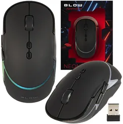 Bezprzewodowa mysz gamingowa BLOW NEON podświetlana LED