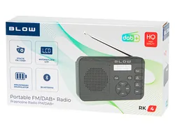 Bezprzewodowe radio kuchenne FM/DAB  przenośne BLOW RK4 Bluetooth