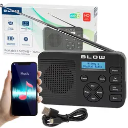 Bezprzewodowe radio kuchenne FM/DAB  przenośne BLOW RK4 Bluetooth