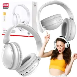 Bezprzewodowe słuchawki nauszne Bluetooth XO BE36 białe