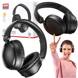 Bezprzewodowe słuchawki nauszne Bluetooth XO BE36 czarne