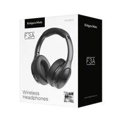 Bezprzewodowe słuchawki nauszne Bluetooth z ANC Kruger