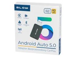 Bezprzewodowy adapter BLOW mini PRO CarPlay AndroidAuto 5.0 CarConnect