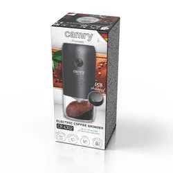 Bezprzewodowy młynek do kawy Camry CR 4302 ceramiczny z regulacją i ładowaniem USB