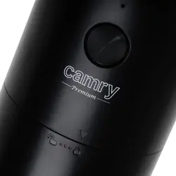 Bezprzewodowy młynek do kawy Camry CR 4302 ceramiczny z regulacją i ładowaniem USB