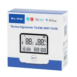 Bezprzewodowy termo-higrometr BLOW TU196 WiFi TUYA