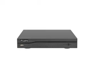 Zestaw do monitorowania rejestrator NVR 8 kanałowy POE + 4 kamery IP 5MP akcesoria LANBERG