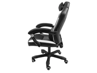 Fotel GAMINGOWY FURY AVENGER M+ czarno -biały