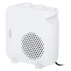 Termowentylator dwufunkcyjny Adler AD 7725w biały