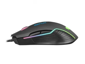 Mysz dla graczy FURY Hustler 6400DPI RGB podświetlana gamingowa oprogramowanie