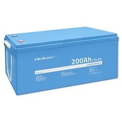 Akumulator LiFePO4 litowo-żelazowo-fosforanowy Qoltec 25.6V 200Ah 2560Wh BMS