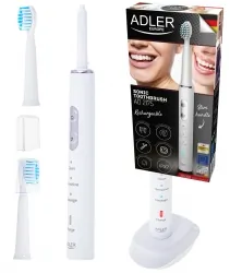Szczoteczka soniczna do zębów Adler AD 2175 2 końcówki  30.000vpm