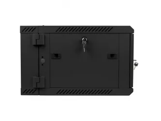 Szafa instalacyjna RACK wisząca dwusekcyjna 19'' 6U 600x600 drzwi szklane Lanberg  - czarna