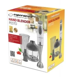 Blender ręczny rozdrabniacz ubijacz Esperanza PESTO 450 W - szary