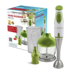 Blender ręczny rozdrabniacz ubijacz Esperanza PESTO 450 W - zielony