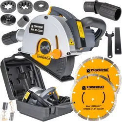 Bruzdownica elektryczna z laserem Powermat PM-BE-3000   walizka