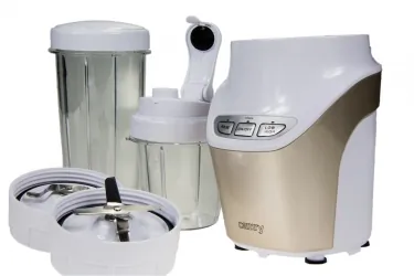 Blender personalny POWERFUL NUTRI Camry CR 4071 1000W 2 kubki 2 pokrywki 2 typy ostrz